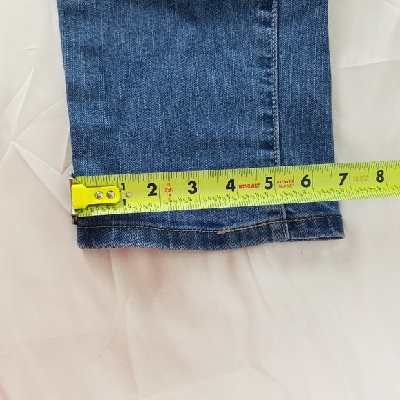 No Boundaries Jeans Juniors Size 5 High Rise Womens Slim Straight Leg Blue Denim - Picture 6 of 12